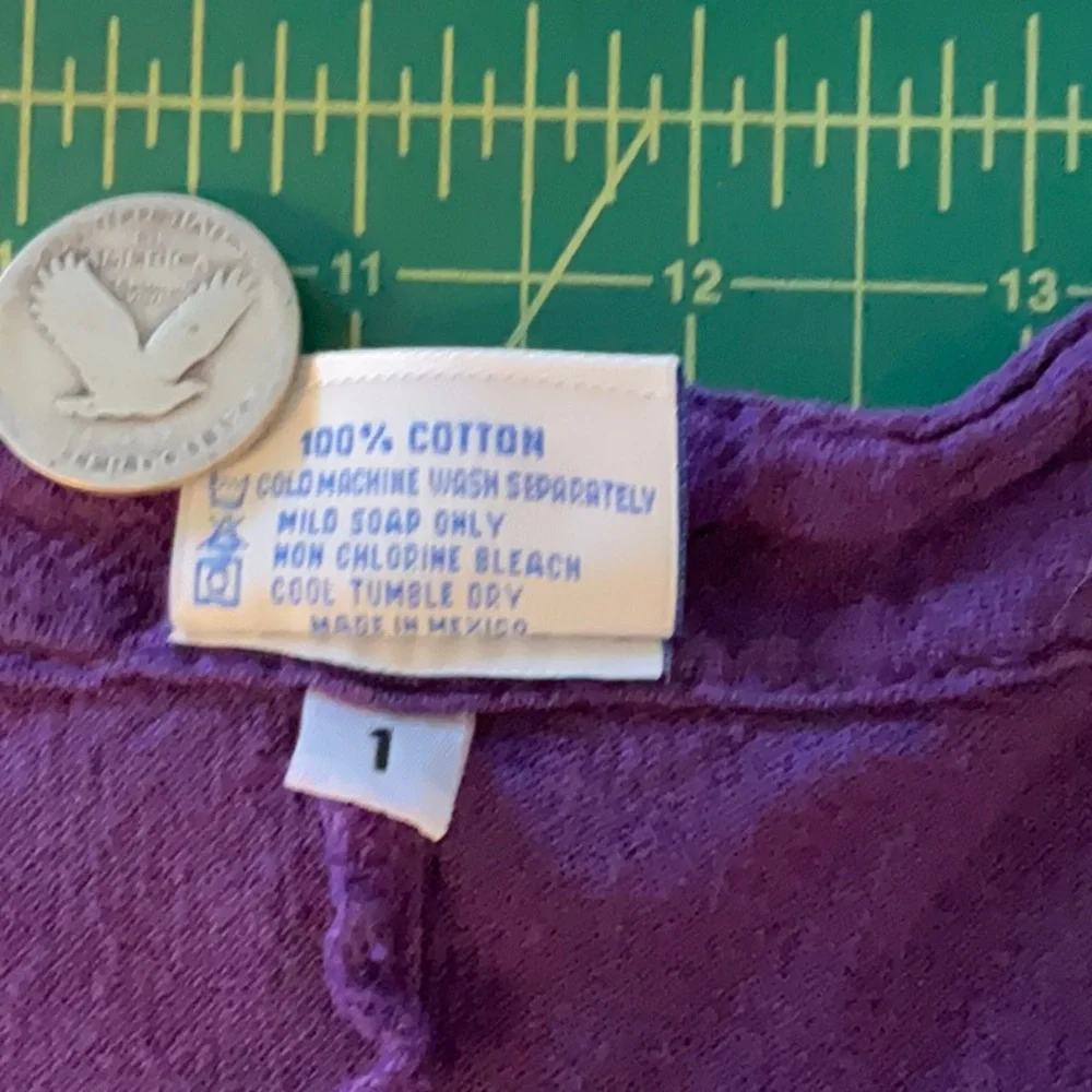 Oh, my Gauze! purple tulip hem dress - Picture 6 of 6